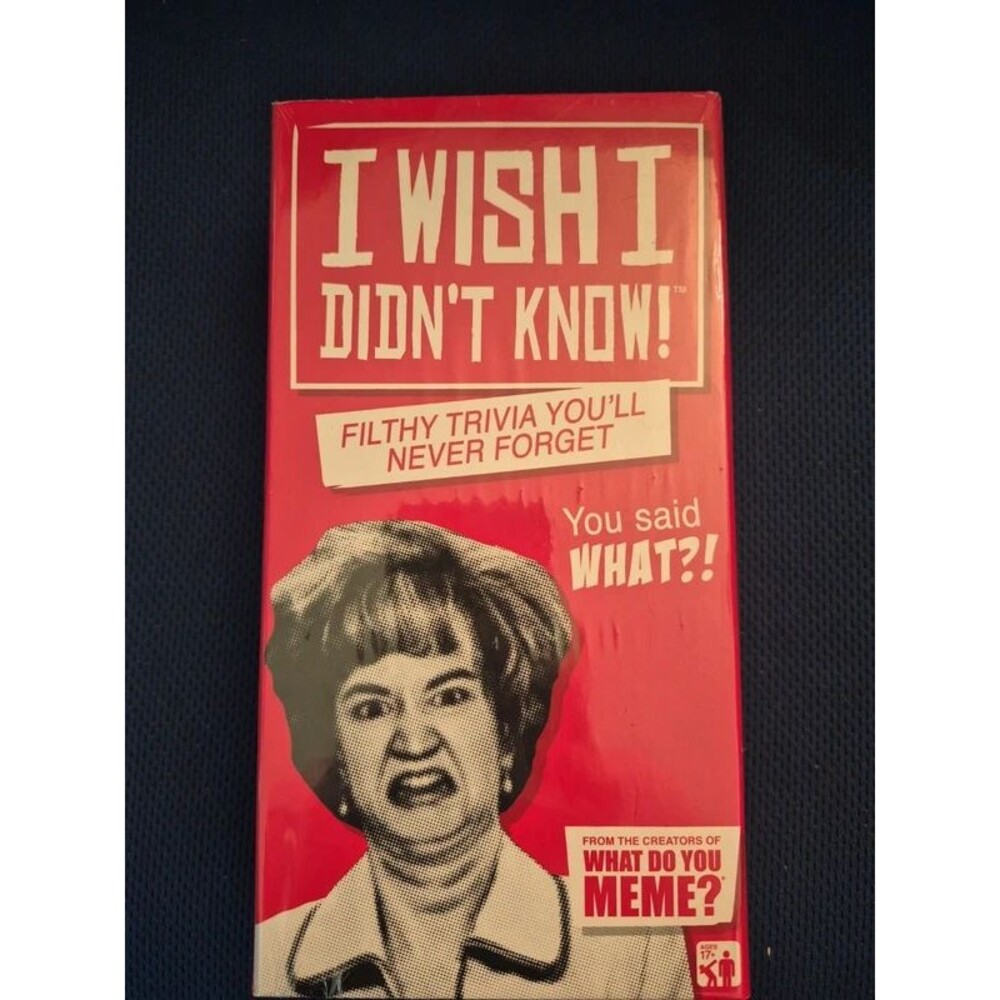 I Wish I Didn't Know Trivia Game